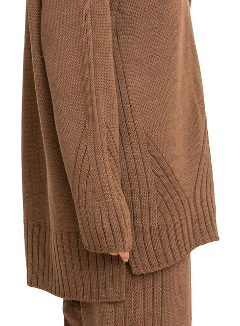 Wood Ribbed Knit Suit - Khotwh